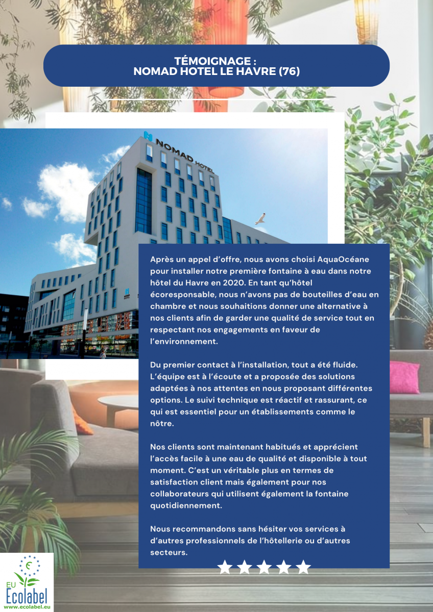 Témoignage NOMAD HOTELS