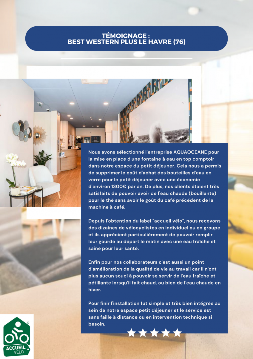 Témoignage BEST WESTERN Le Havre