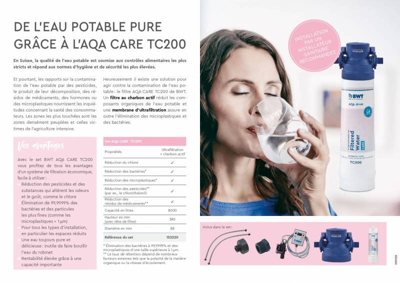 Acheter des filtres BWT pour ma fontaine à eau à Lille