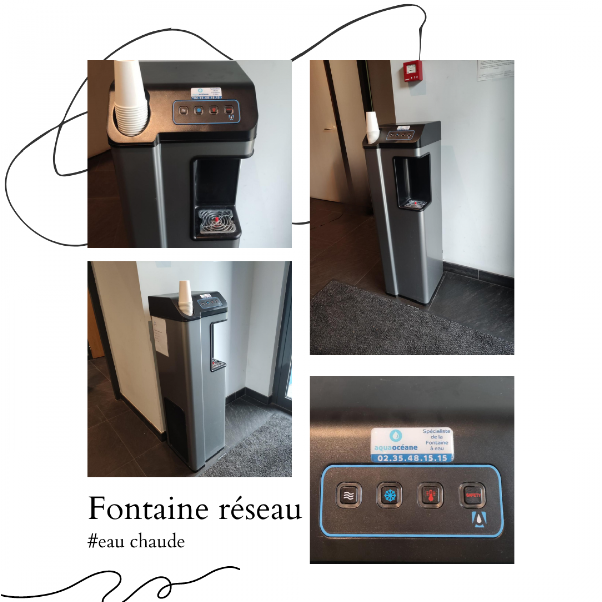 [Fontaine réseau à eau chaude]