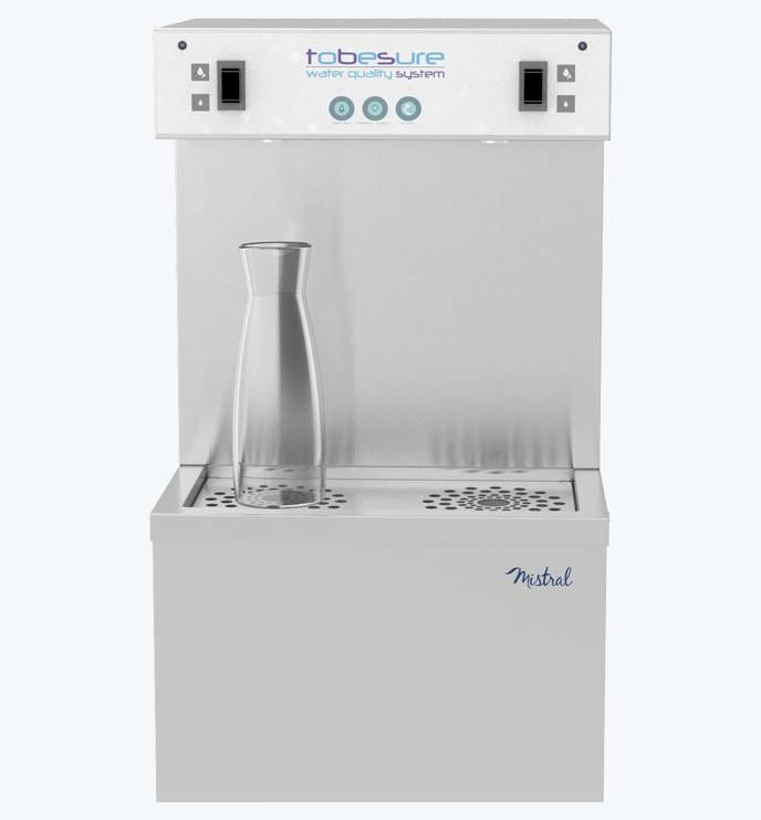 Installation d'une fontaine à eau avec filtration UV, dans un hôpital ou un EHPAD, proche LE HAVRE 76600